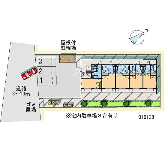 ★手数料０円★静岡市清水区鳥坂　月極駐車場（LP）